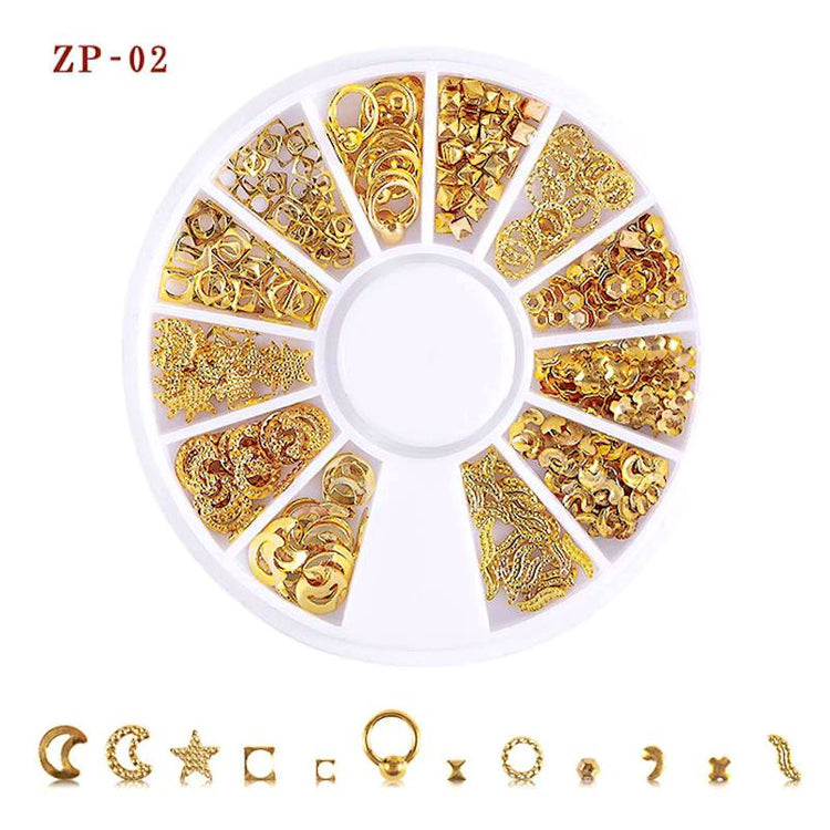 Mixed Patterns Nail Art Decoration Wheels - NSI Australia
