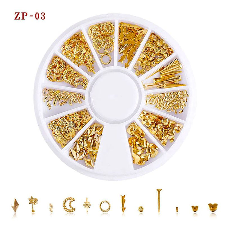 Mixed Patterns Nail Art Decoration Wheels - NSI Australia