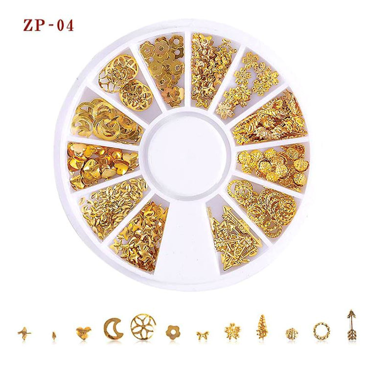 Mixed Patterns Nail Art Decoration Wheels - NSI Australia