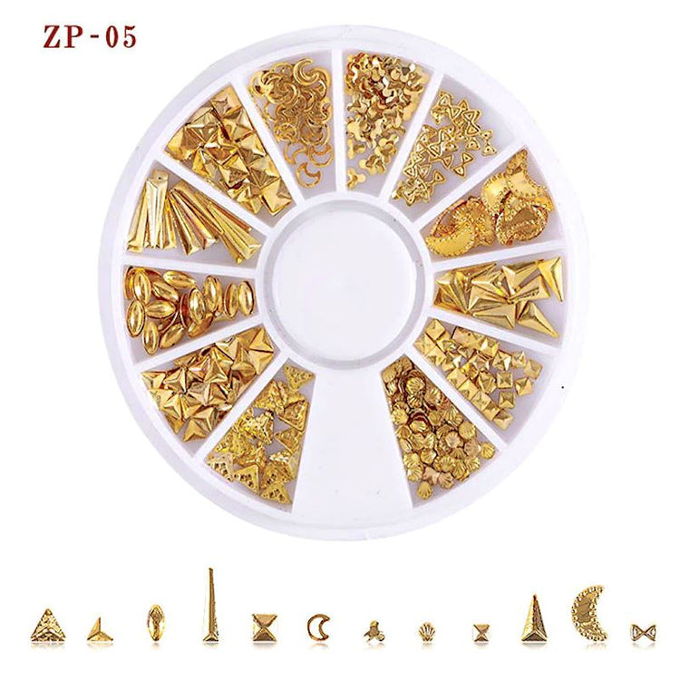 Mixed Patterns Nail Art Decoration Wheels - NSI Australia