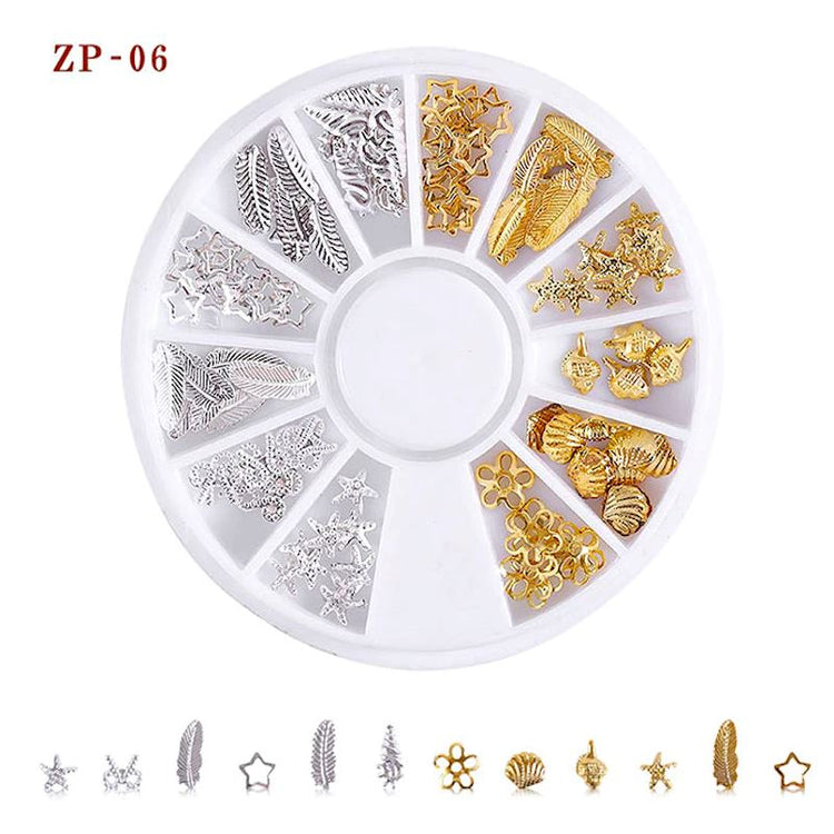 Mixed Patterns Nail Art Decoration Wheels - NSI Australia