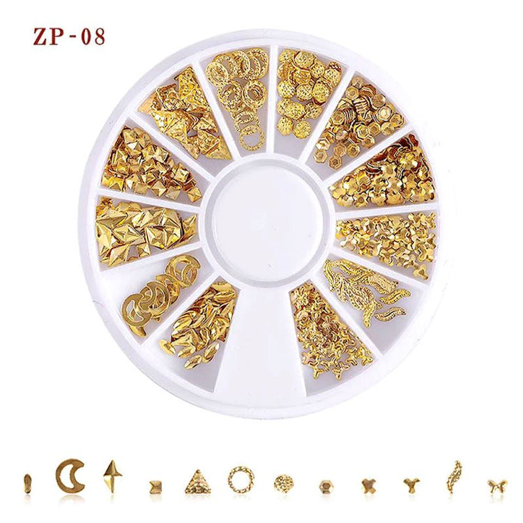 Mixed Patterns Nail Art Decoration Wheels - NSI Australia
