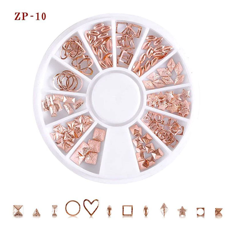 Mixed Patterns Nail Art Decoration Wheels - NSI Australia