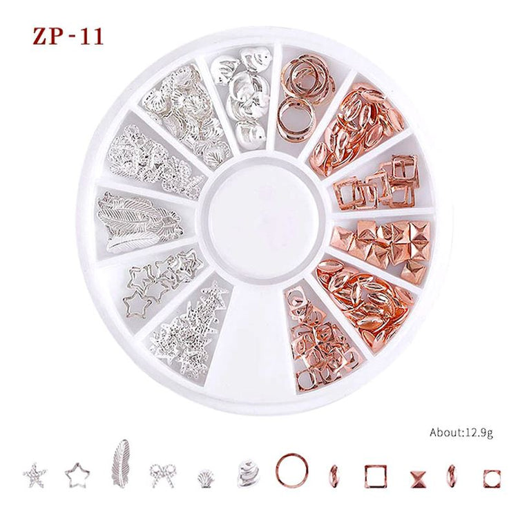 Mixed Patterns Nail Art Decoration Wheels - NSI Australia