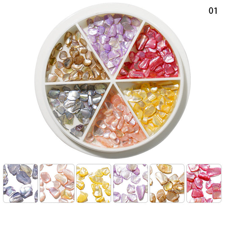 Mixed Shape Resin Shells Decoration Wheels - NSI Australia