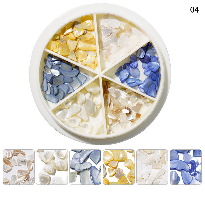 Mixed Shape Resin Shells Decoration Wheels - NSI Australia