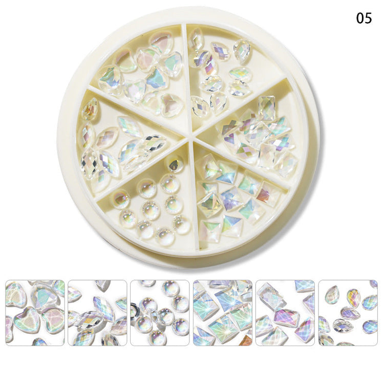 Mixed Shape Resin Shells Decoration Wheels - NSI Australia