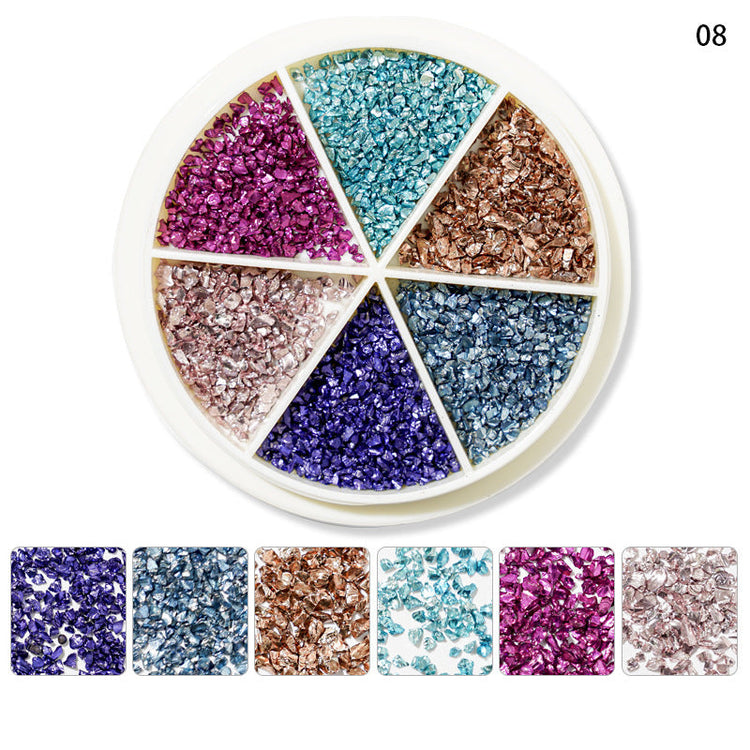 Mixed Shape Resin Shells Decoration Wheels - NSI Australia
