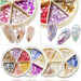 Mixed Shape Resin Shells Decoration Wheels - NSI Australia