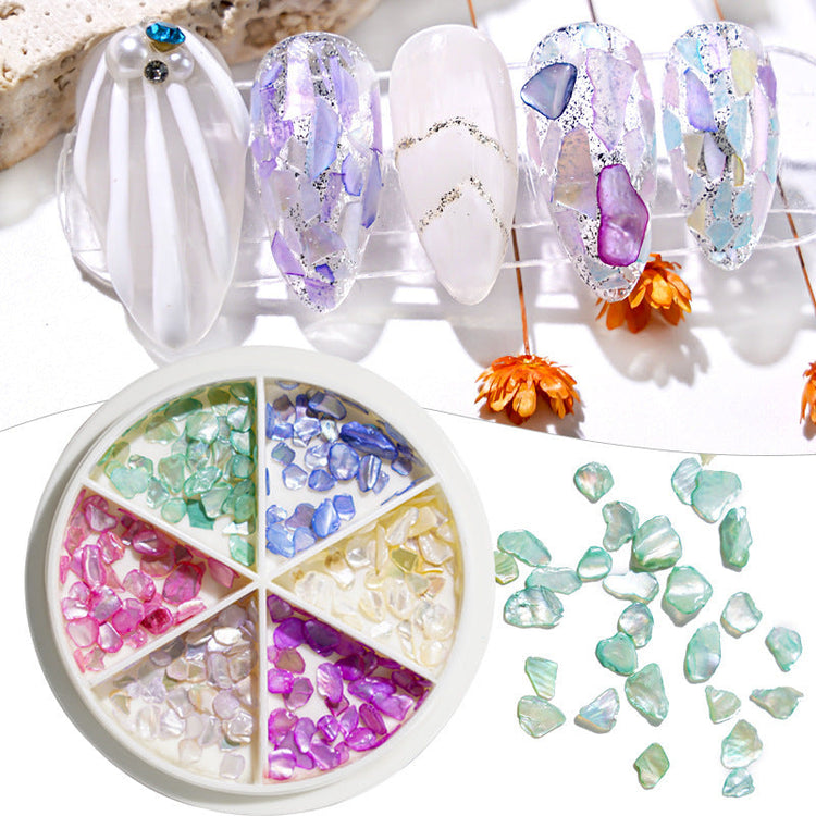 Mixed Shape Resin Shells Decoration Wheels - NSI Australia