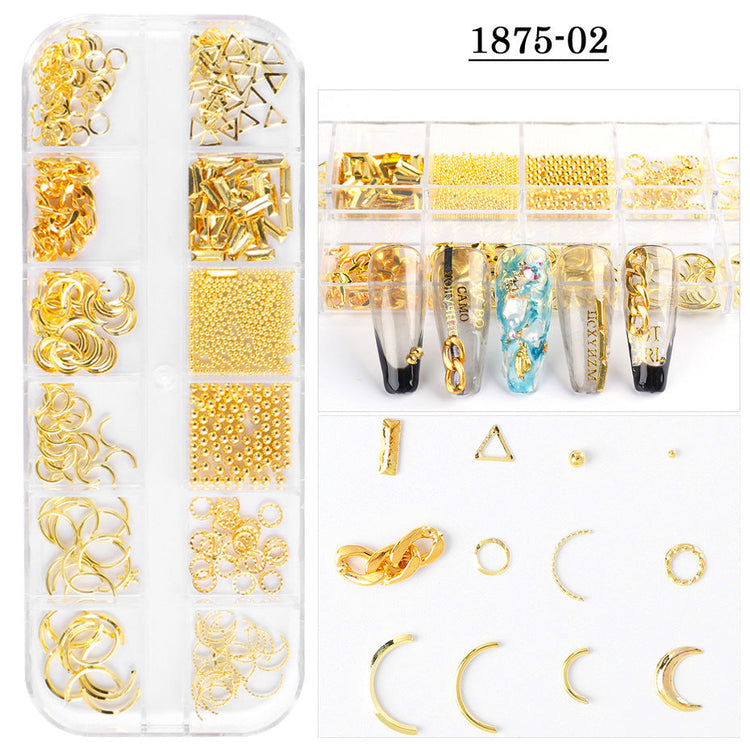Mixed Style Nail Art 3D Charm Decoration Tray - NSI Australia