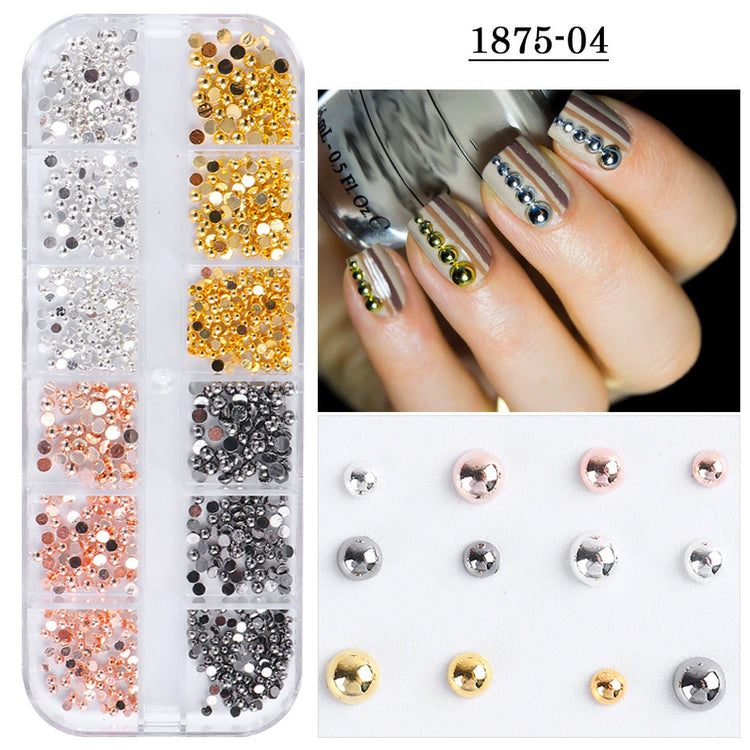 Mixed Style Nail Art 3D Charm Decoration Tray - NSI Australia