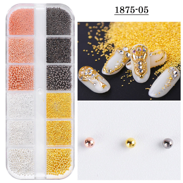 Mixed Style Nail Art 3D Charm Decoration Tray - NSI Australia