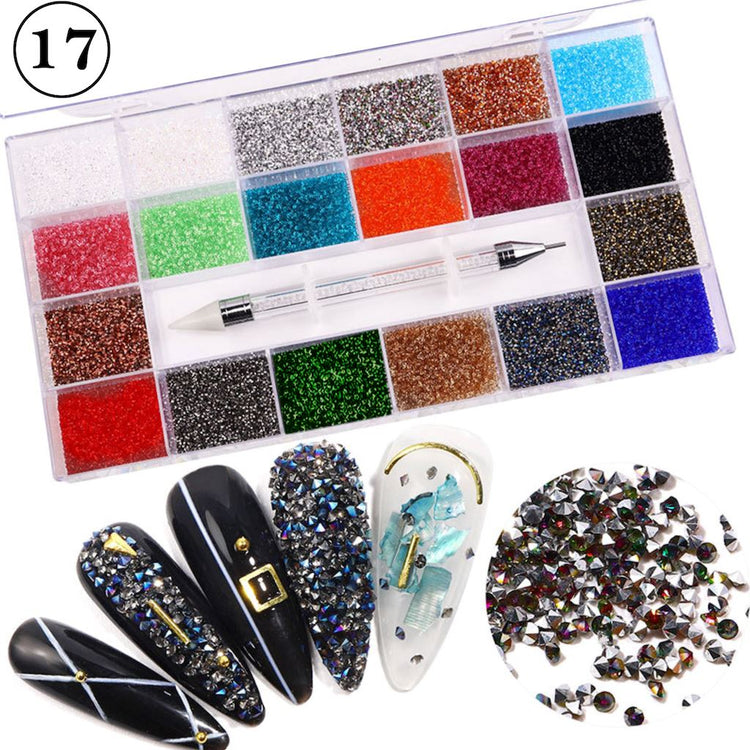 Multi Shaped Luxury Rhinestones Box Set - NSI Australia