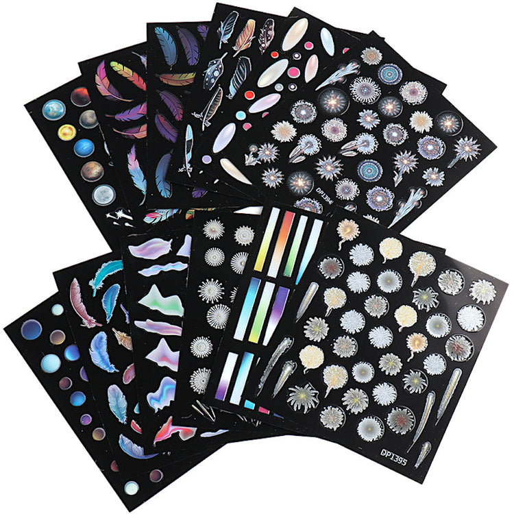 Multicolour Nail Art Stickers - NSI Australia