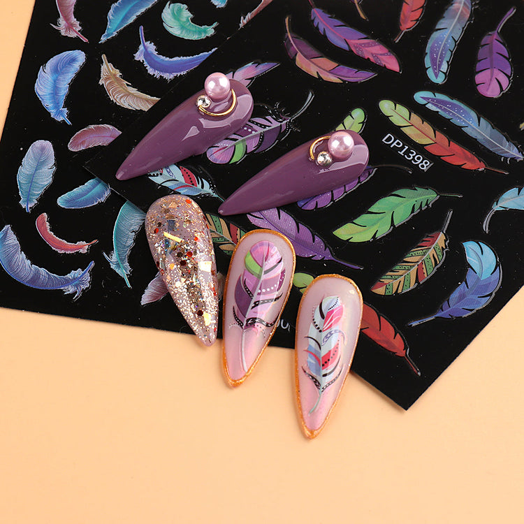 Multicolour Nail Art Stickers - NSI Australia