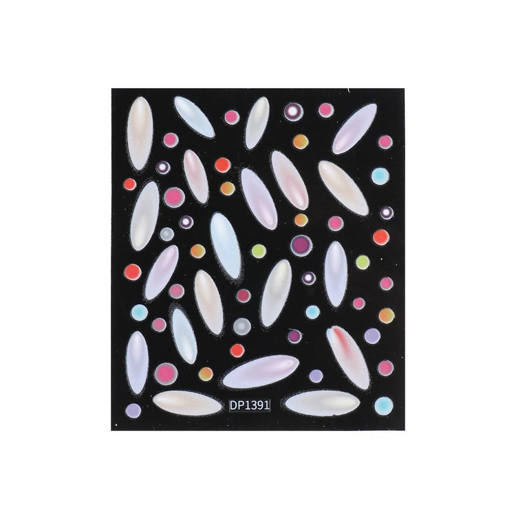 Multicolour Nail Art Stickers - NSI Australia