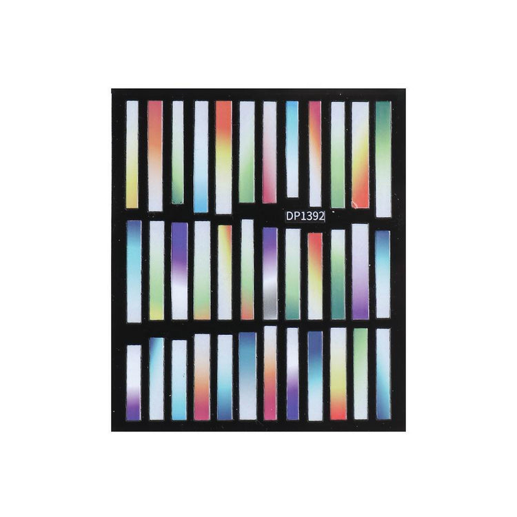 Multicolour Nail Art Stickers - NSI Australia