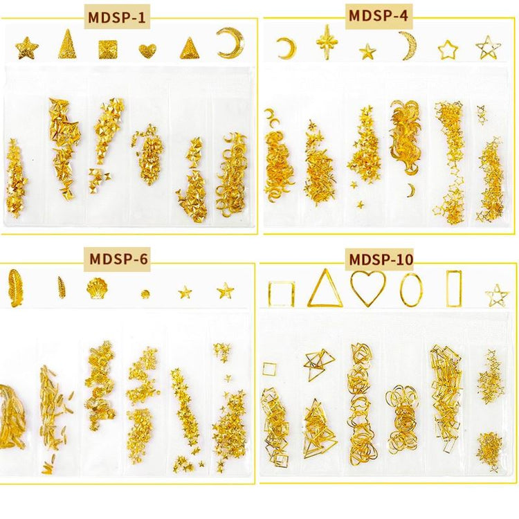 Nail Art 3D Hollow Metal Decoration Charms - NSI Australia