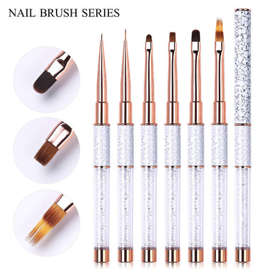Fine Hair Wood Handle Nail Paint Brush Nail Decoration Tool Makeup Nail  Brushes Set - China Nail Paint Brush and Nail Brushes Set price