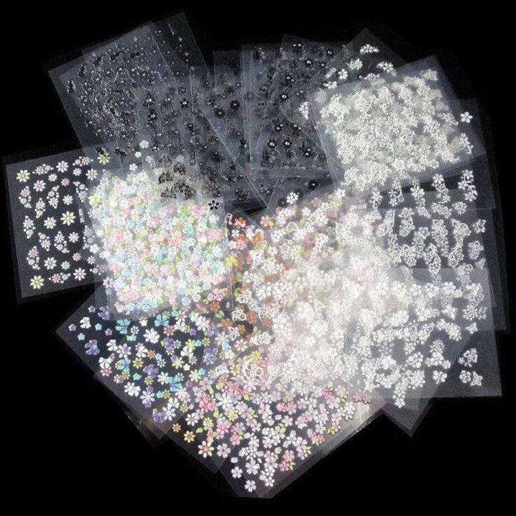 Nail Art HD Stickers YQ 50pcs - NSI Australia