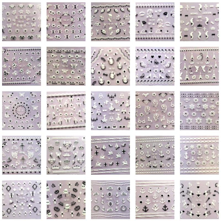 Nail Art HD Stickers YQ 50pcs - NSI Australia