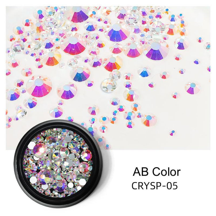 Nail Art Mix Rhinestones Sizes 175pcs - NSI Australia