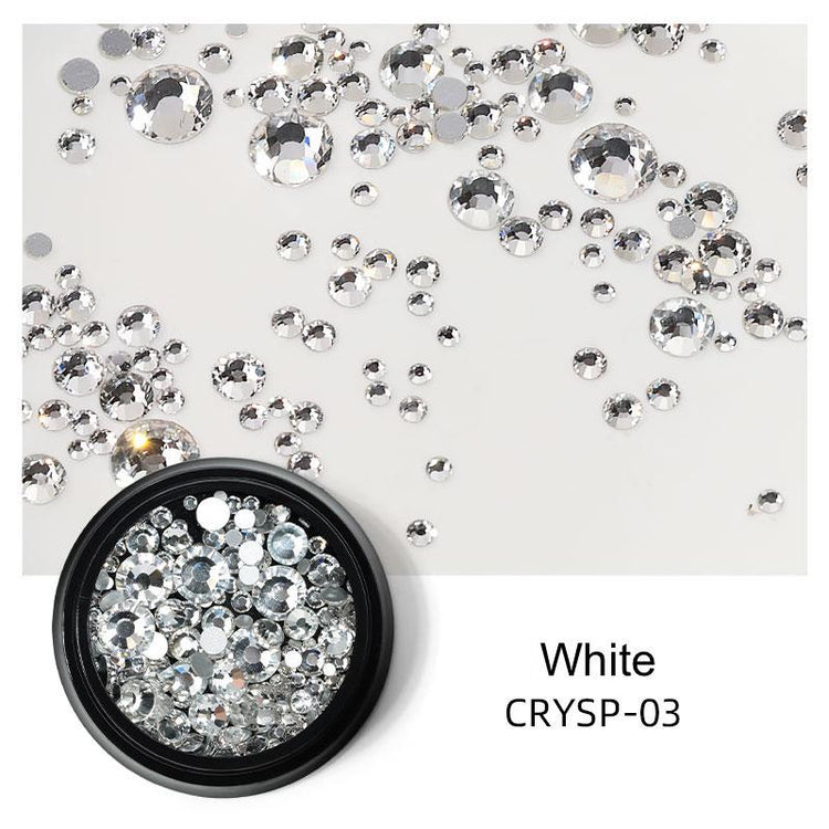 Nail Art Mix Rhinestones Sizes 175pcs - NSI Australia