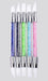Nail Art Pen 2 Way Silicone 5pcs Pack - NSI Australia