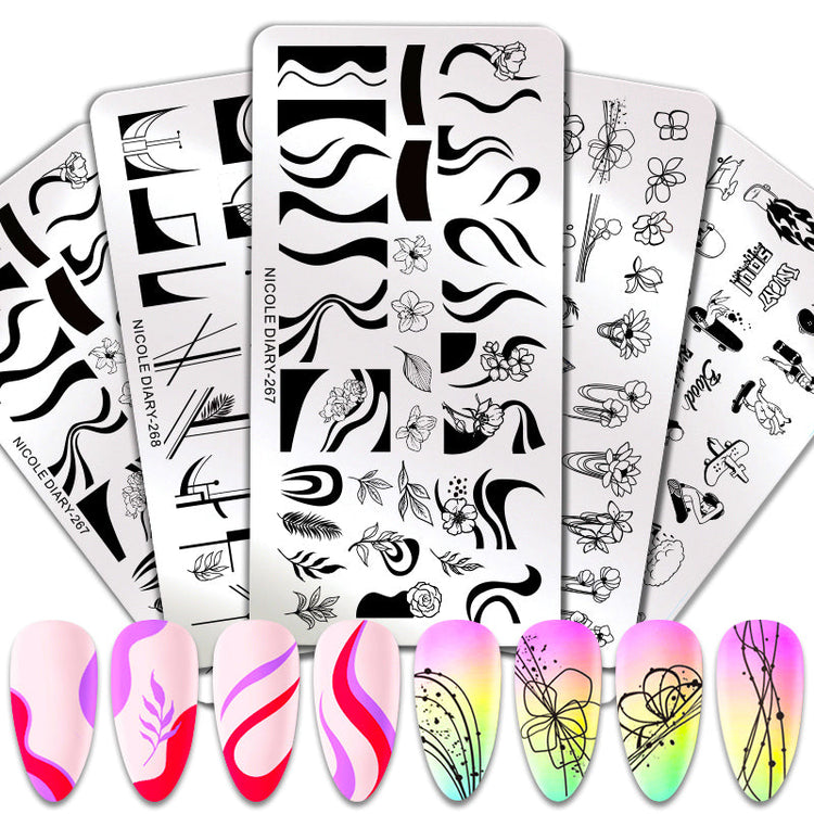 Nail Stamping Plates NICOLE DIARY - NSI Australia