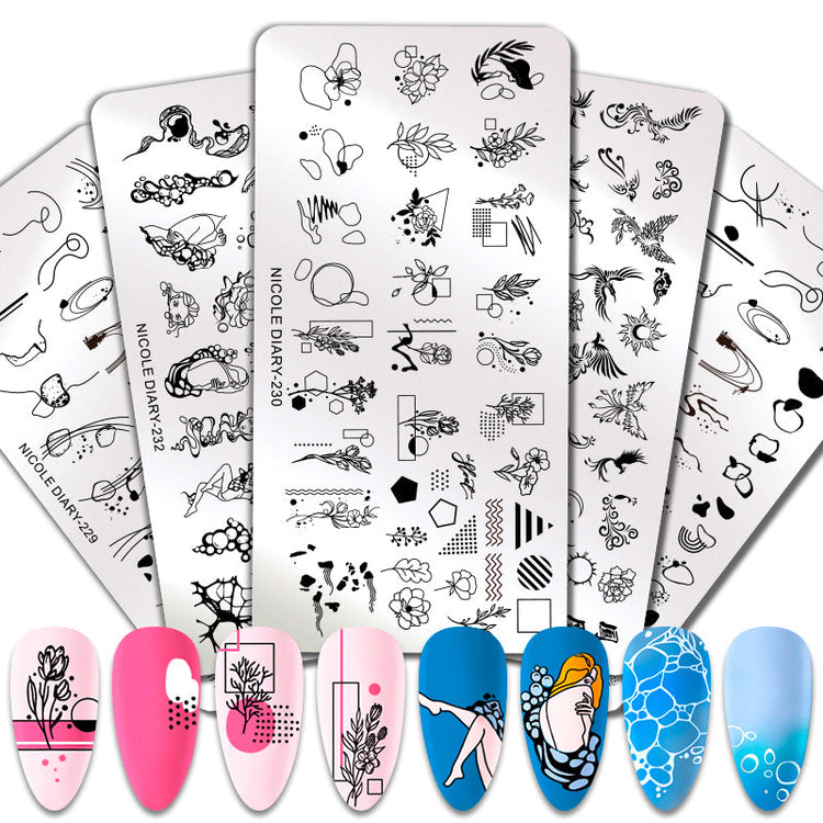 Nail Stamping Plates NICOLE DIARY - NSI Australia