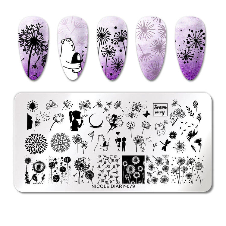 Nail Stamping Plates NICOLE DIARY - NSI Australia