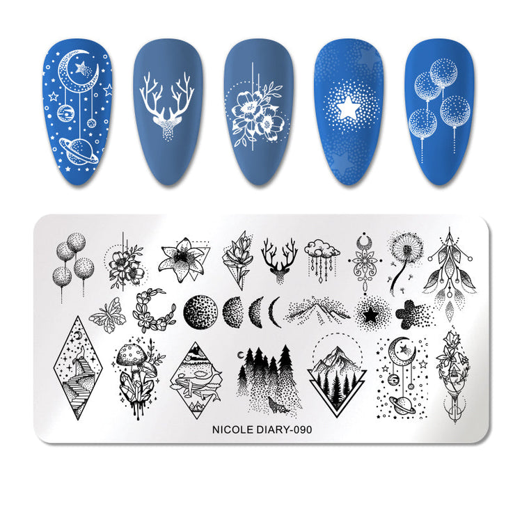 Nail Stamping Plates NICOLE DIARY - NSI Australia