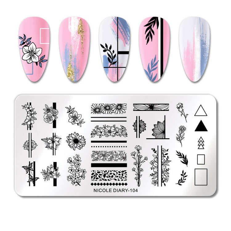 Nail Stamping Plates NICOLE DIARY - NSI Australia