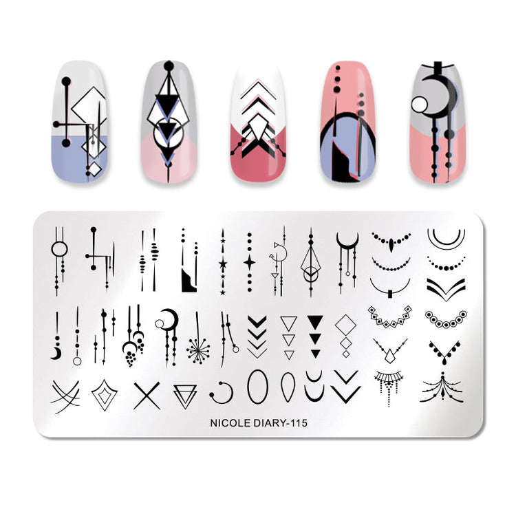 Nail Stamping Plates NICOLE DIARY - NSI Australia