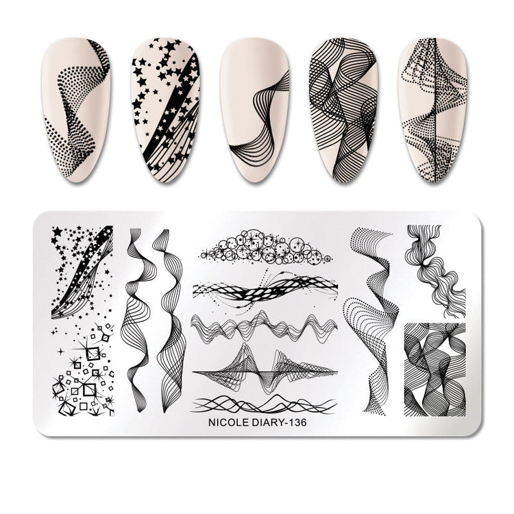 Nail Stamping Plates NICOLE DIARY - NSI Australia