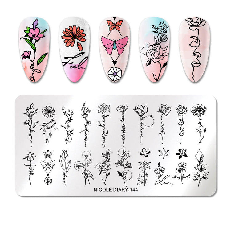 Nail Stamping Plates NICOLE DIARY - NSI Australia