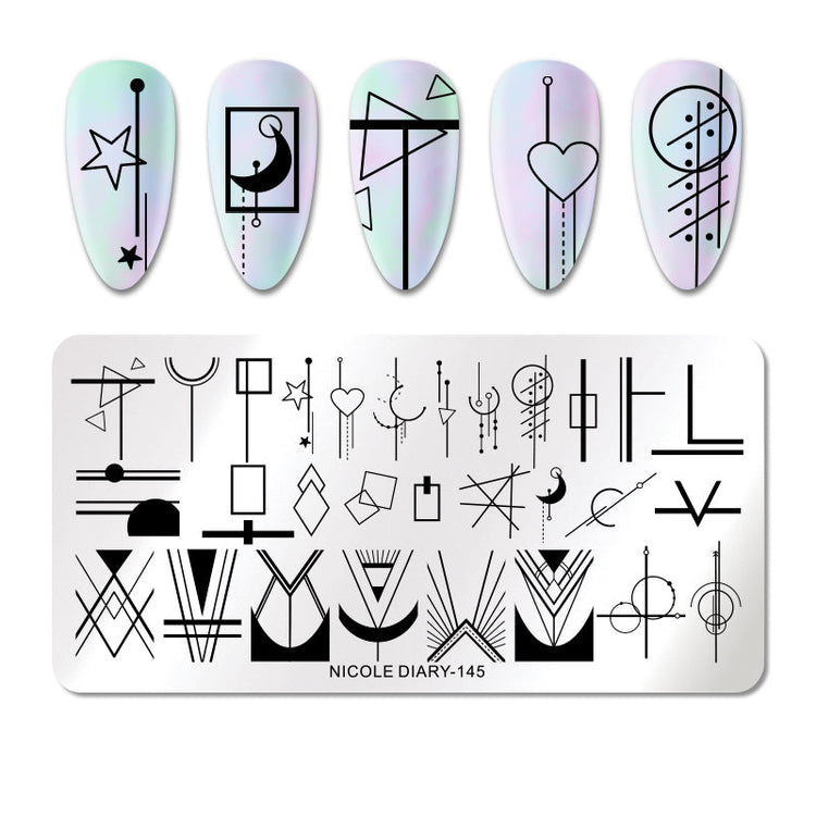 Nail Stamping Plates NICOLE DIARY - NSI Australia