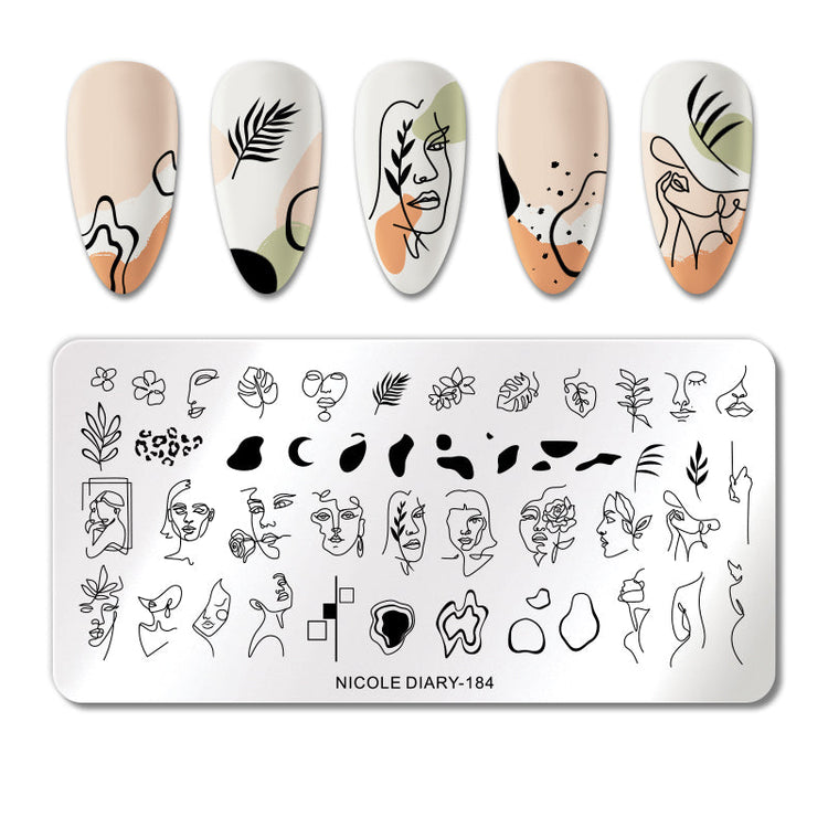 Nail Stamping Plates NICOLE DIARY - NSI Australia