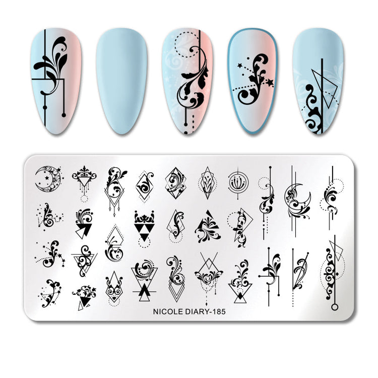 Nail Stamping Plates NICOLE DIARY - NSI Australia