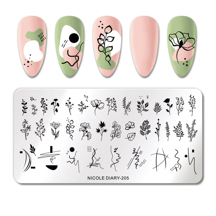 Nail Stamping Plates NICOLE DIARY - NSI Australia