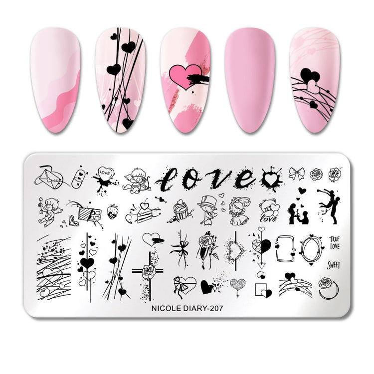 Nail Stamping Plates NICOLE DIARY - NSI Australia