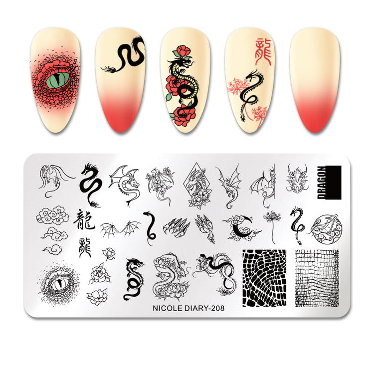 Nail Stamping Plates NICOLE DIARY - NSI Australia