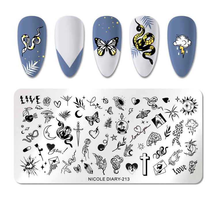 Nail Stamping Plates NICOLE DIARY - NSI Australia