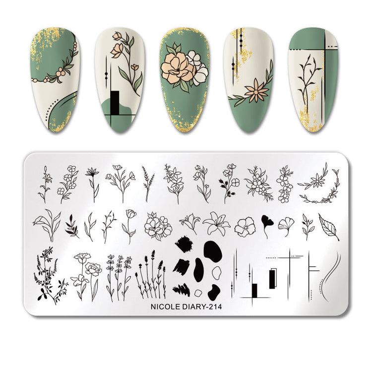 Nail Stamping Plates NICOLE DIARY - NSI Australia