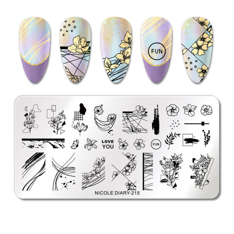 Nail Stamping Plates NICOLE DIARY - NSI Australia