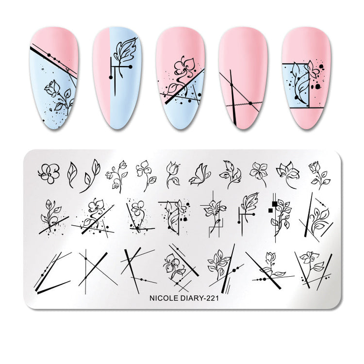 Nail Stamping Plates NICOLE DIARY - NSI Australia