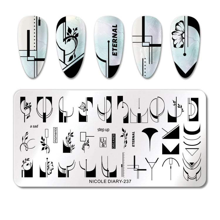 Nail Stamping Plates NICOLE DIARY - NSI Australia