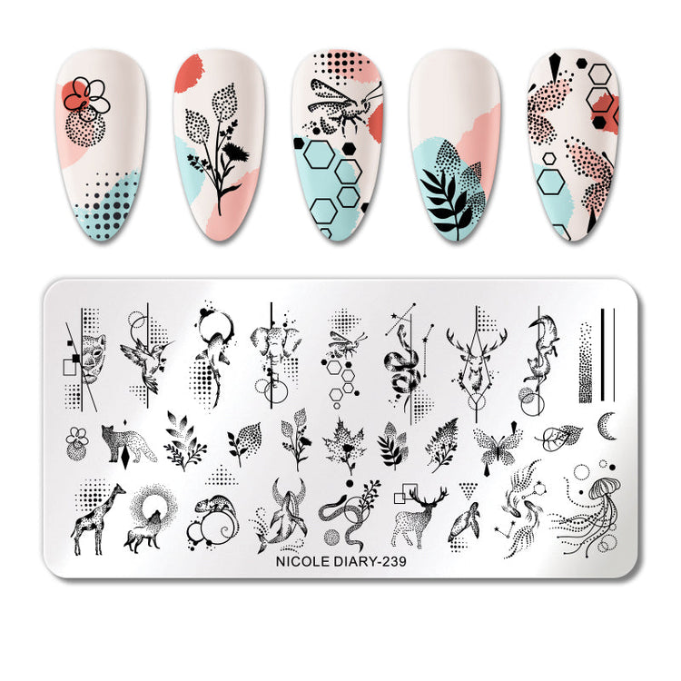 Nail Stamping Plates NICOLE DIARY - NSI Australia