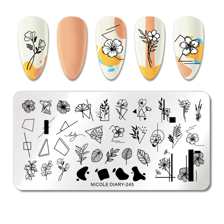 Nail Stamping Plates NICOLE DIARY - NSI Australia